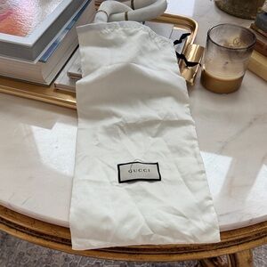 Gucci Ivory Storage Pouch 100% Authentic